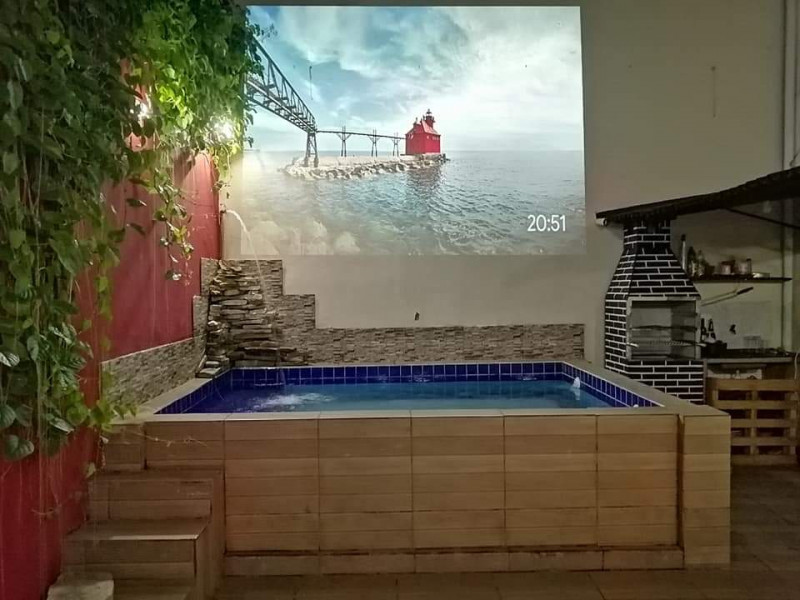 Imagem 6 da galeria do anúncio: Quarto individual com piscina