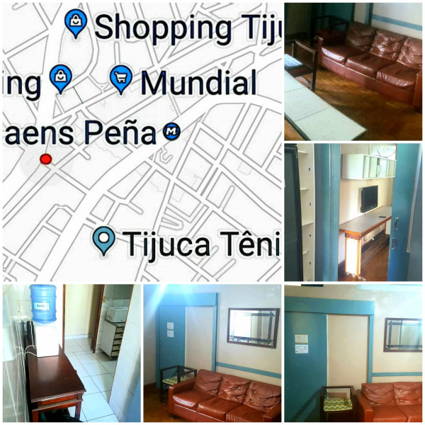 Imagem 9 da galeria do anúncio: Aluguel Simples Quarto e Vaga 250m Metrô Tijuca Saens Pena