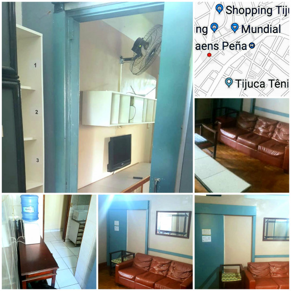 Imagem 1 da galeria do anúncio: Metrô Tijuca (400m) quarto c/vaga - Saens Pena t/direitos