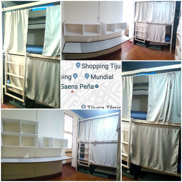 Imagem 15 da galeria do anúncio: Vaga Quarto Home Office Aluguel 250m Metrô Tijuca Saens Pena