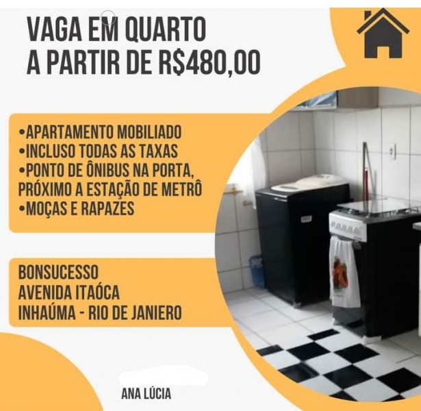 Imagem 1 da galeria do anúncio: Venham compartilha um apt todo mobiliado