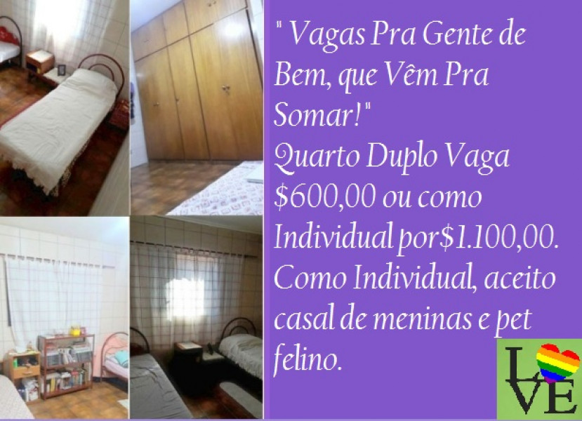 Imagem 12 da galeria do anúncio: Quarto Confortável/Duplo/Vg Só P/Moças De Bem!Px.Metro Penha