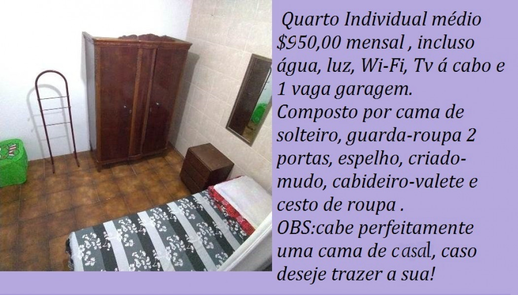 Imagem 3 da galeria do anúncio: Alugo Quartos Ind. Só P/Moças, Px.Metrô Penha!