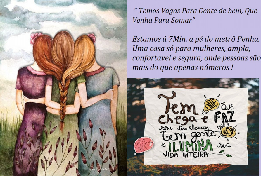 Imagem 5 da galeria do anúncio: #Alugo Quarto /Vaga /Suíte, Só Para Moças Px.Metrô Penha!