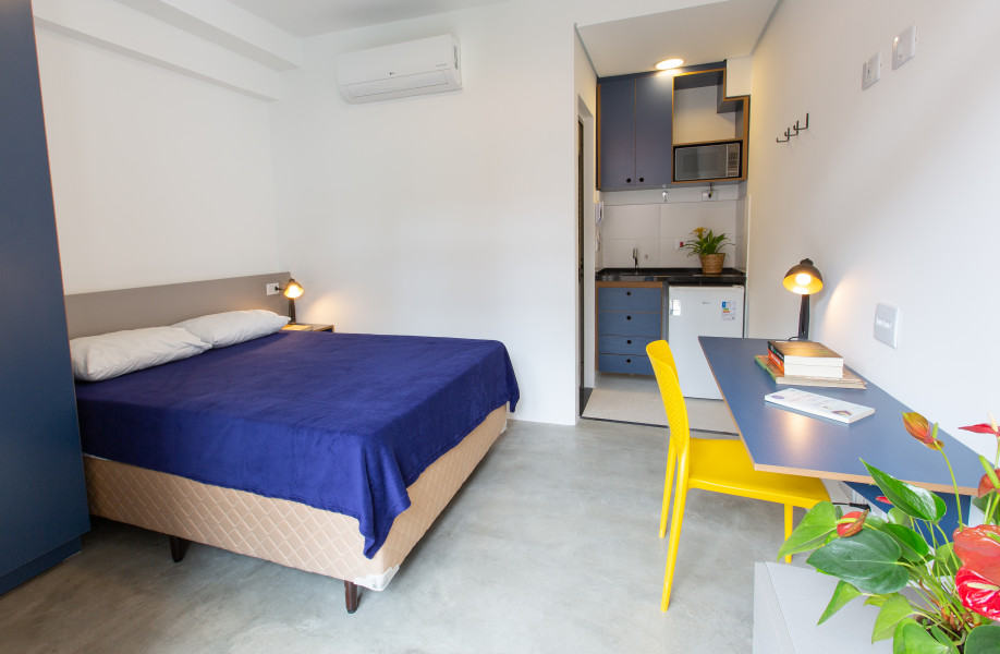 Imagem 1 da galeria do anúncio: Studio mobiliado com contas inclusas