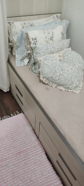 Imagem 3 da galeria do anúncio: quarto feminino individual mobiliado