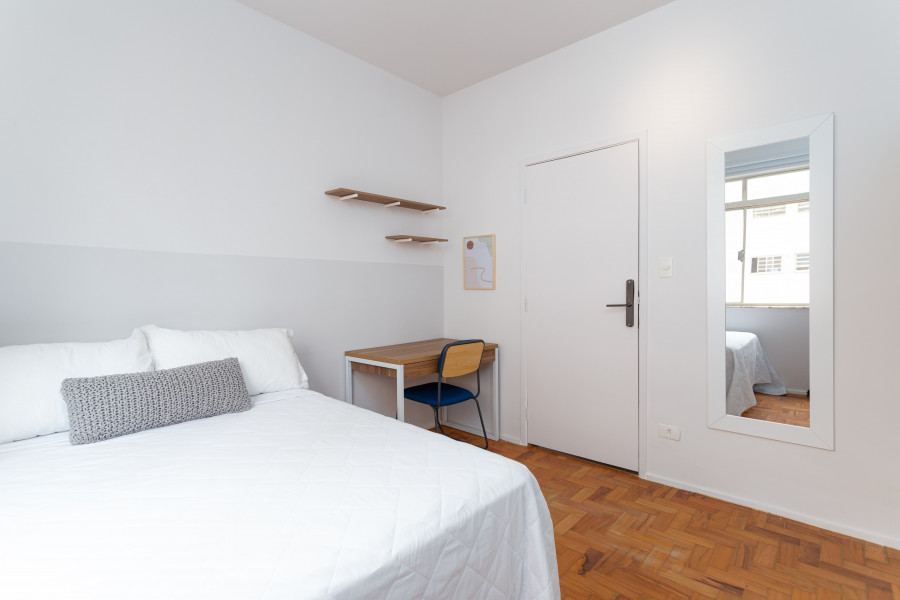 Imagem 3 da galeria do anúncio: Quarto com banheiro exclusivo | Metrô Brigadeiro