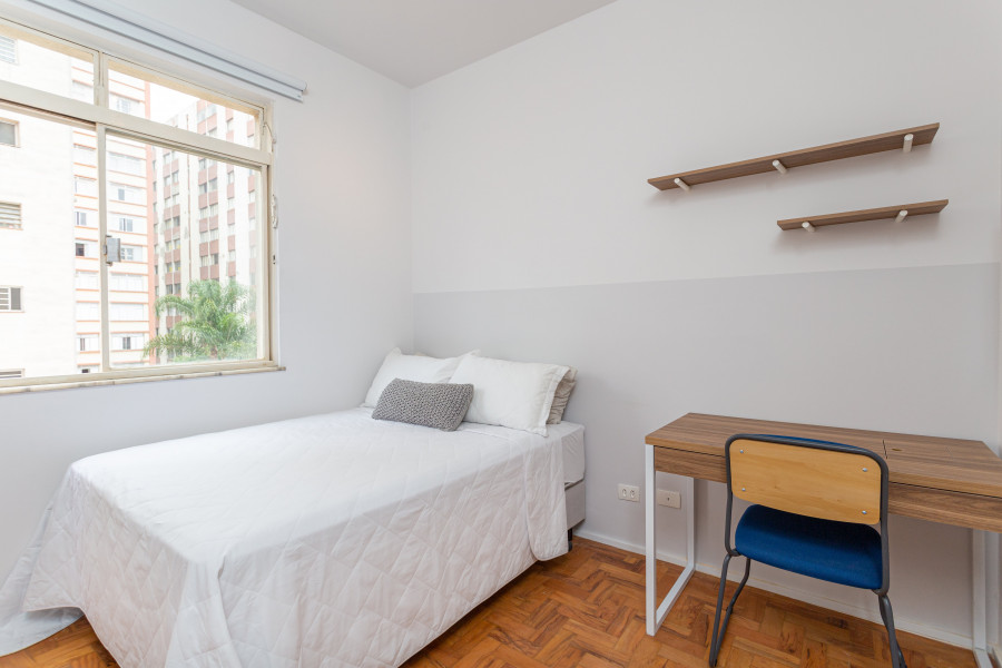 Imagem 4 da galeria do anúncio: Quarto com banheiro exclusivo | Metrô Brigadeiro