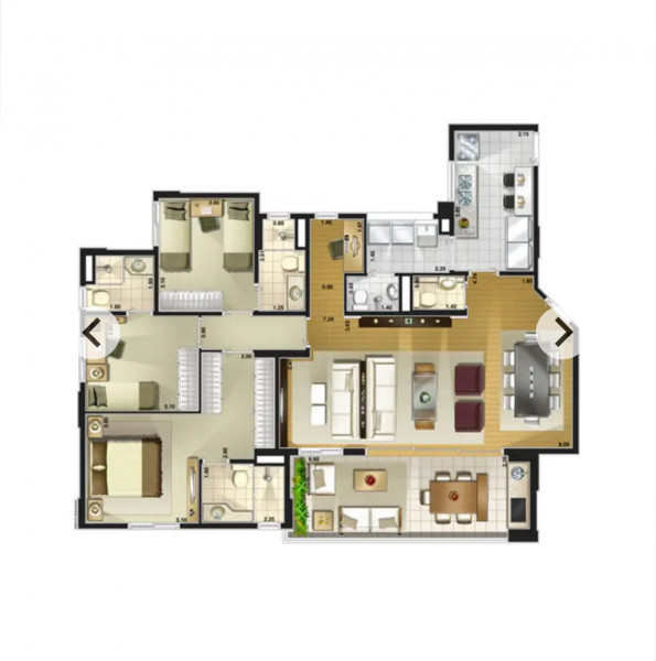 Imagem 5 da galeria do anúncio: Suite em predio de alto padrão com vaga de garagem