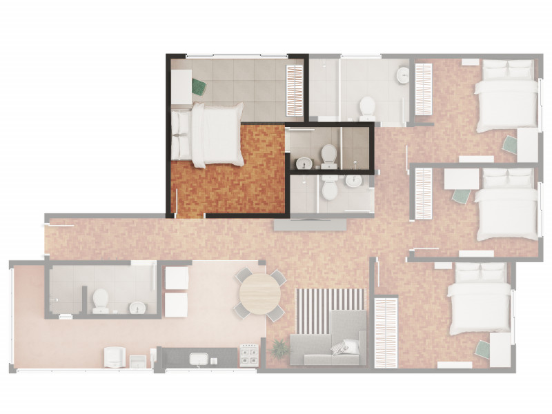 Imagem 5 da galeria do anúncio: Suite individual | Metrô Ana Rosa