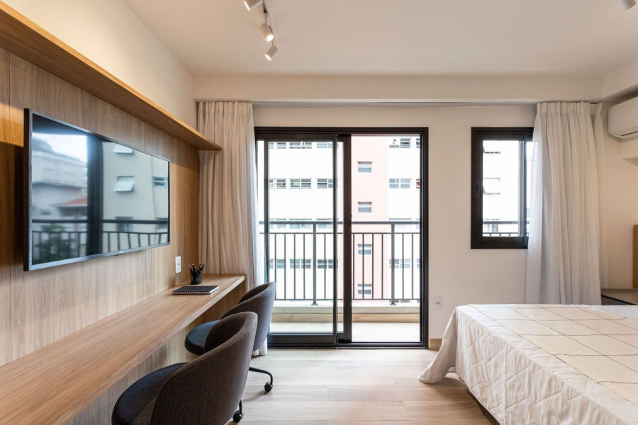 Imagem 3 da galeria do anúncio: Apartamento com 1 Quarto para alugar, 26m² - Perdizes