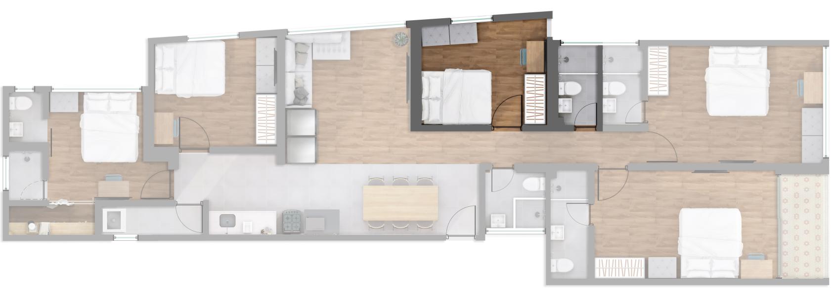 Imagem 1 da galeria do anúncio: Quarto com banheiro exclusivo | Metrô Brigadeiro