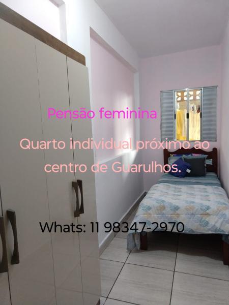 Imagem 1 da galeria do anúncio: Quarto individual - Republica Feminina Guarulhos