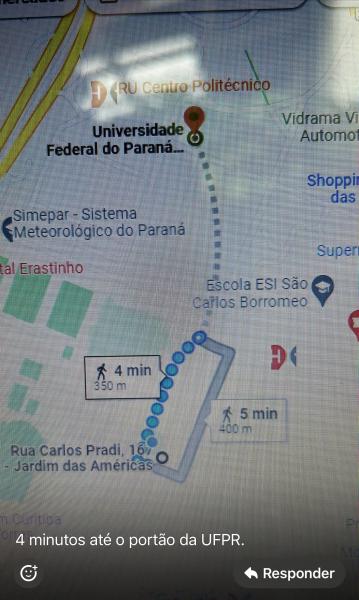 Imagem 3 da galeria do anúncio: Aluga Quartos - UFPR Politécnico e Botanico - Jardim das Ame