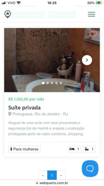 Imagem 1 da galeria do anúncio: Suíte privativa com área de laser