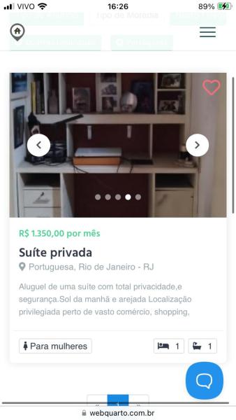 Imagem 2 da galeria do anúncio: Suíte privativa com área de laser