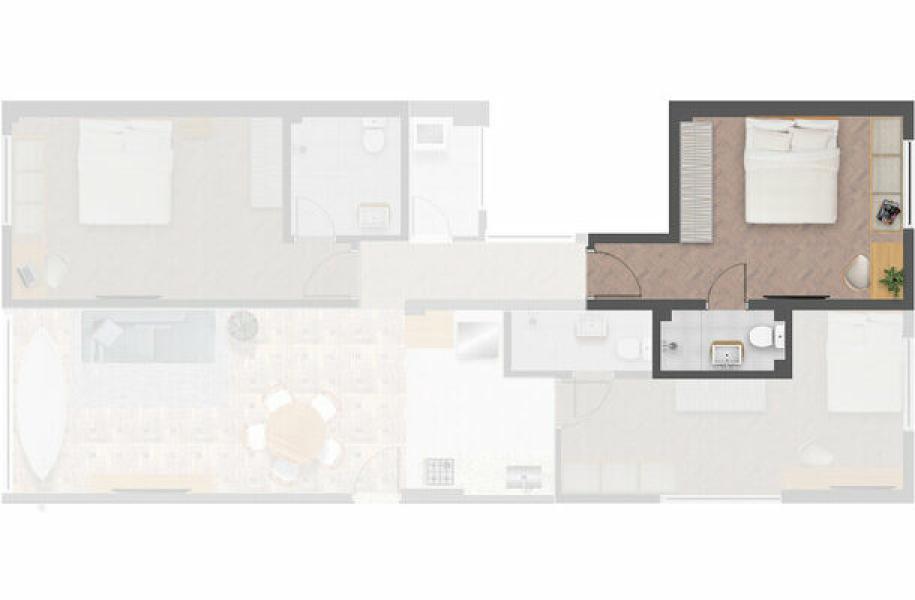 Imagem 3 da galeria do anúncio: Suite individual | Metrô Clínicas