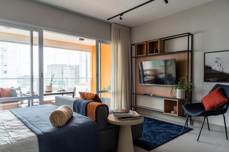 Imagem 3 da galeria do anúncio: Apartamento com 1 Quarto para alugar, 42m² - Brooklin