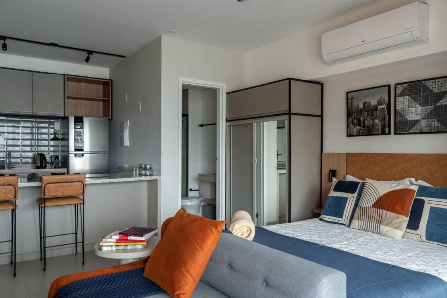 Imagem 4 da galeria do anúncio: Apartamento com 1 Quarto para alugar, 42m² - Brooklin