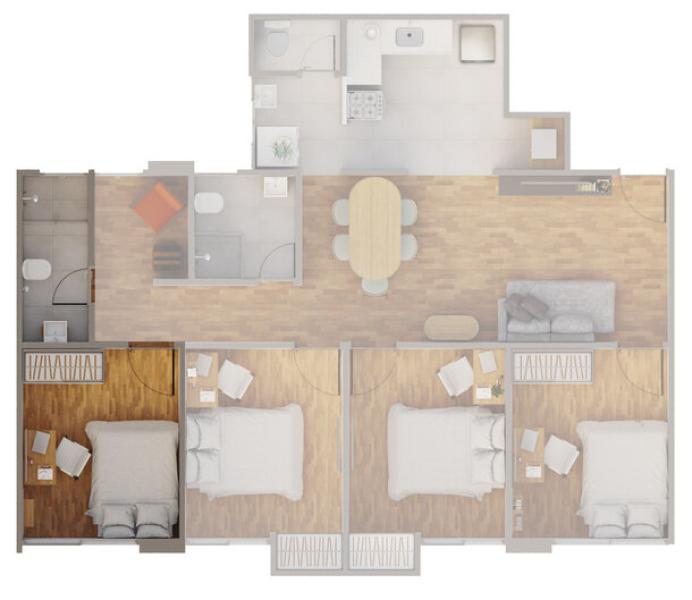 Imagem 1 da galeria do anúncio: Quarto individual | Metrô Campo Belo