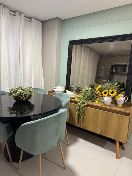 Imagem 6 da galeria do anúncio: Quarto em apartamento decorado e mobiliado