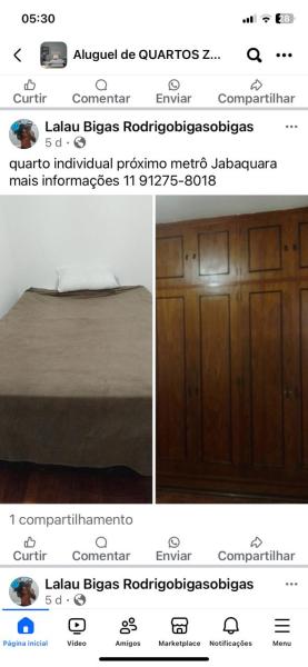 Imagem 1 da galeria do anúncio: quarto individual