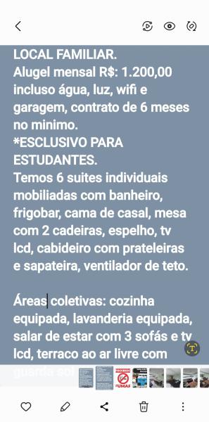 Imagem 16 da galeria do anúncio: Suites para estudantes das faculdades UNAERP e UNOESTE