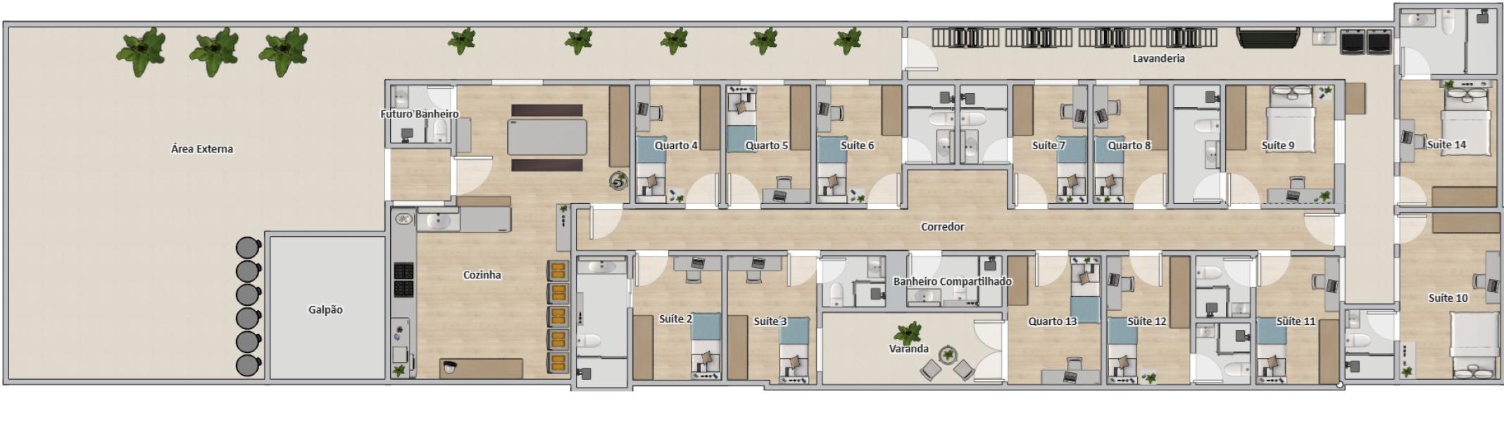 Imagem 10 da galeria do anúncio: Suíte Brooklin perto do Metrô e CPTM | 14