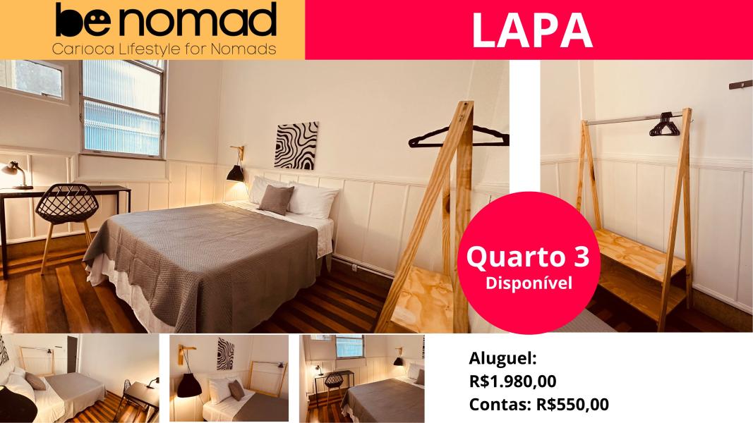 Imagem 1 da galeria do anúncio: 📣 Be Nomad Brazil - COLIVING - Reserve Agora - LAPA/GLORI