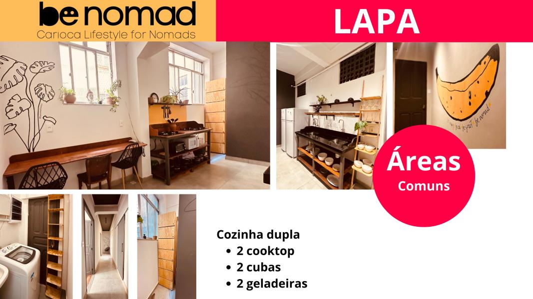 Imagem 4 da galeria do anúncio: 📣 Be Nomad Brazil - COLIVING - Reserve Agora - LAPA/GLORI