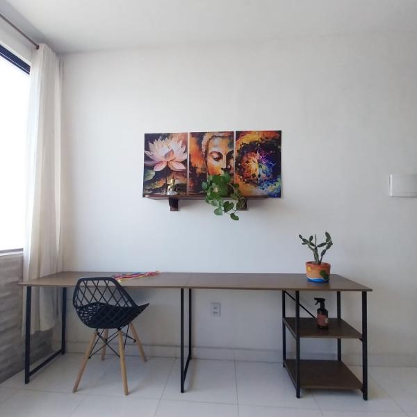 Imagem 8 da galeria do anúncio: Apartamento mobiliado 1/4 Itapuã Pé na Areia Itapuã