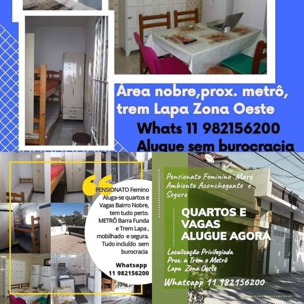 Imagem 7 da galeria do anúncio: Quartos para alugar na Lapa SP Feminino