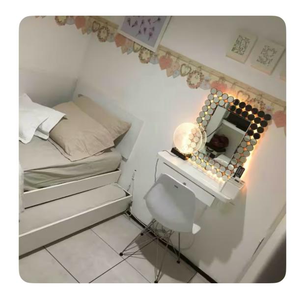 Imagem 1 da galeria do anúncio: suite mobilhada para mocas de bom godto