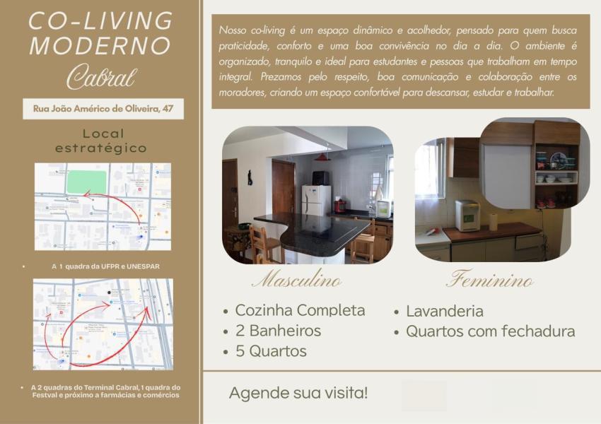 Imagem 1 da galeria do anúncio: 2 Apartamentos : 1 Feminino | 1 Masculino : 5 quartos por ap